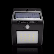 Светодиодный солнечный свет ip65 Открытый настенная лампа литиевая батарея 3,7 v охрана окружающей среды и энергосберегающие лампы с датчиком движения лампа