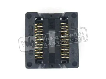 OTS-28-1.27-04 SOP28 SO28 SOIC28 Enplas IC Test & Burn-in Socket Programmer Adapter 7.5mm Width 1.27mm Pitch 