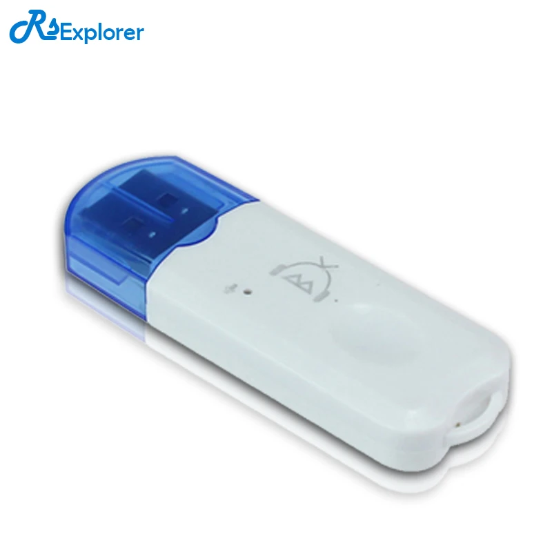 RSExplorer Mini Car USB Bluetooth V2.1 Stereo Audio Music Wireless Speaker Receiver Adapter