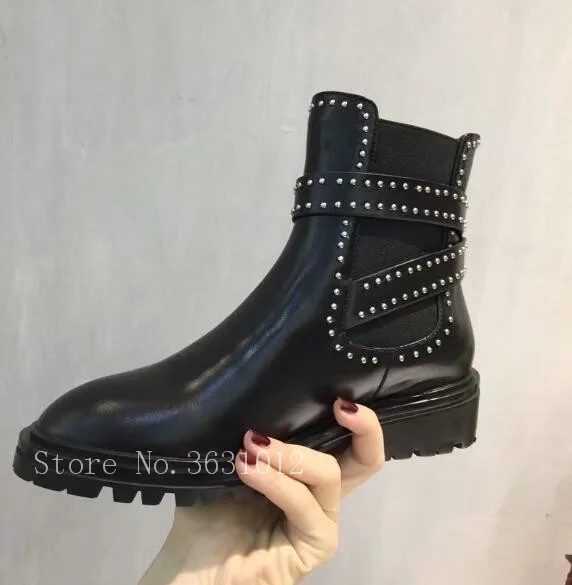 Martin Pic Punta Mujer Estrecha 2018 Charol Tacón Negro Botas Bloque Hebillas Pic De Tobillo Zapatos As Grueso as Para FnxEqPfOan