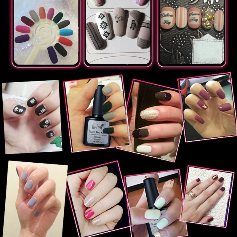 Belen Matt Top Coat Матовый УФ гель для ногтей Праймер лаковый слой матовый лак цветной