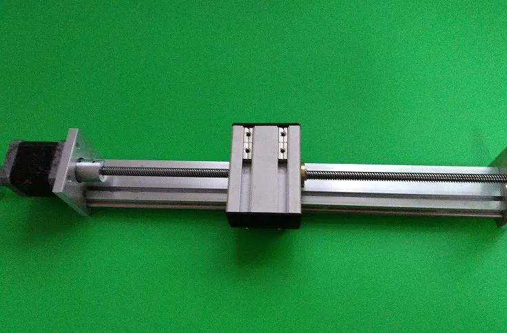 

Blurolls Z axis Slide rail kit with NEMA17 stepper motor 100-1000mm effective stroke TR8 lead screw for CNC Reprap 3D printer