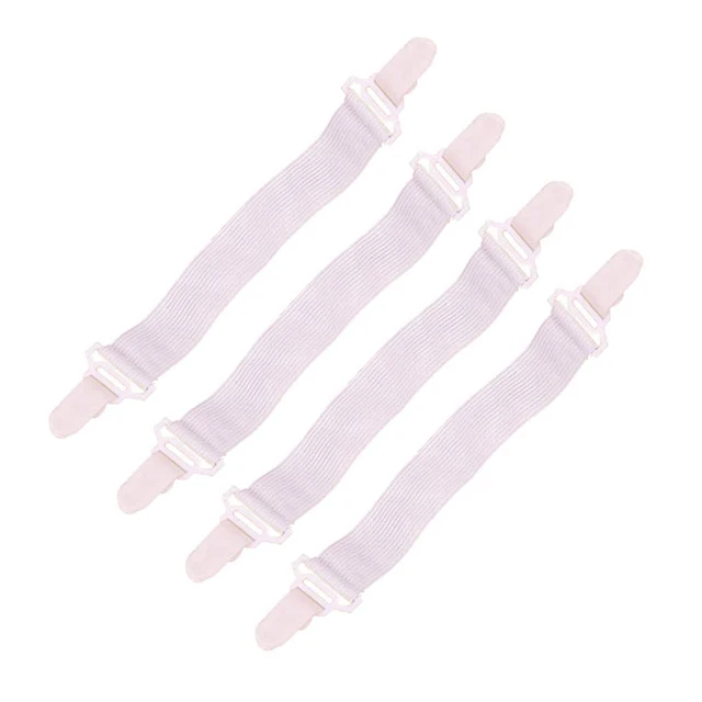 4 Pc Sheet Grippers Bed Mattress Cover Straps Fasteners Elastic Suspen —  AllTopBargains