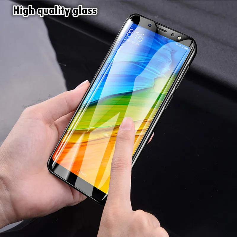 Закаленное стекло с полным покрытием для Xiaomi Redmi Note 7 8 8T 9 5 6 F2 Pro Plus Mi 10 lite SE F1 защита
