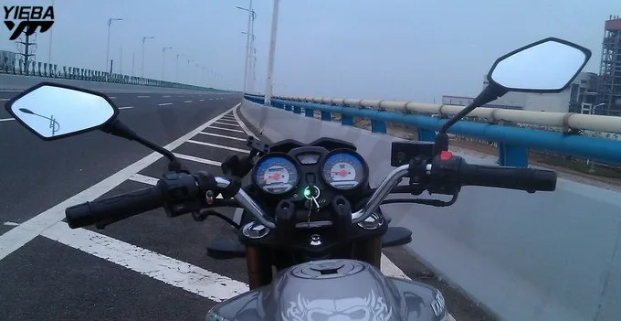 Для YAMAHA 2014 YS250 Fazer MT07 MT 07 XC155 Majesty S универсальное мотоциклетное зеркало