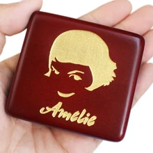 Sinzyo Handgemachte Holz La Valse D'Amelie Musik Boxen geburtstag Geschenk Für Weihnachten Geburtstag valentinstag Kinder Jungen Mädchen