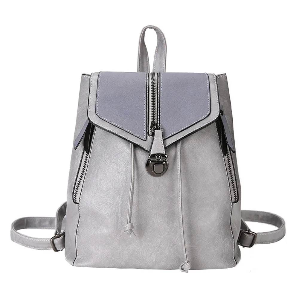 

Backpack Women Fashion Soft Leather Casual Small Packet Backpacks Bags Shouder Bag Mini Backpacks For Girls summer bag for wome