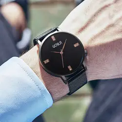 Мужские часы лучший бренд спортивные модные повседневные Простые кварцевые бизнес Wo мужские золотые кварцевые наручные часы из