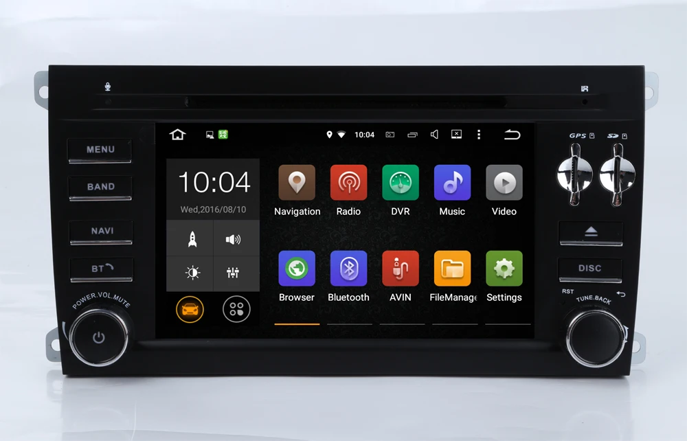 Perfect HIRIOT 7 IPS Car Android 8.0 DVD GPS Player For PORSCHE CAYENNE 2003-2010 Radio RDS BT Mirror link Wifi/4G DAB+DVR Camera Input 2