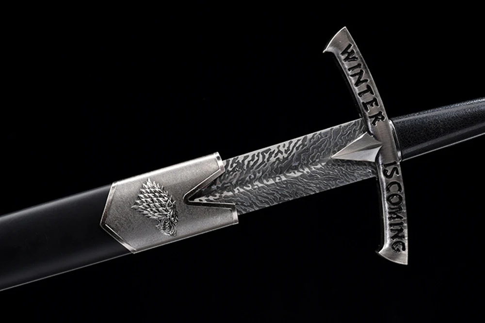 Game of Thrones Ned Eddard Stark Ice Sword Replica Sword Stainless Steel Blade Home Decor