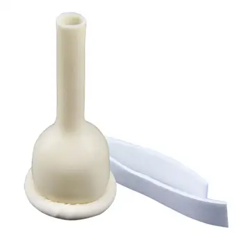 

50pcs 25mm/30mm/35mm male external catheter single use disposable condom shape urine collector Latex urine bag pick urinal bag