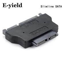 Адаптер SATA Slimline, последовательный адаптер ATA 7 + 15 22pin Male to Slim 7 + 6 13pin Female