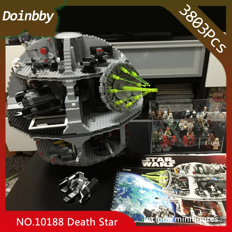 

In Stock 05035 Star Wars Fighter Series Death Star Tarkin Doctrine Building Blocks 3803pcs Bricks Compatible With 10188