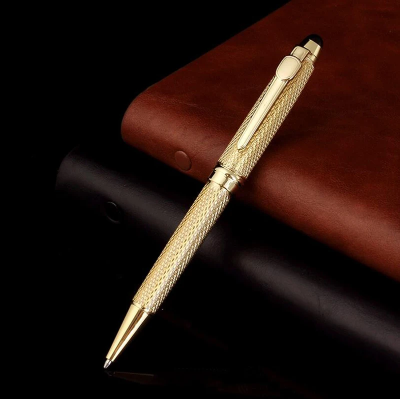Классический дизайн Jinhao 163, лучшее качество, металлическая шариковая ручка, хорошая ручка для письма на ощупь, авторучка, купить 2 ручки, отправить подарок