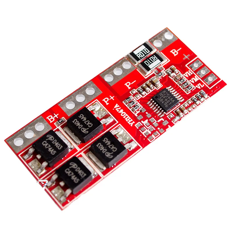 

4-string lithium battery protection board 30A high current four strings without activation automatic recovery 14.8V 16.8V