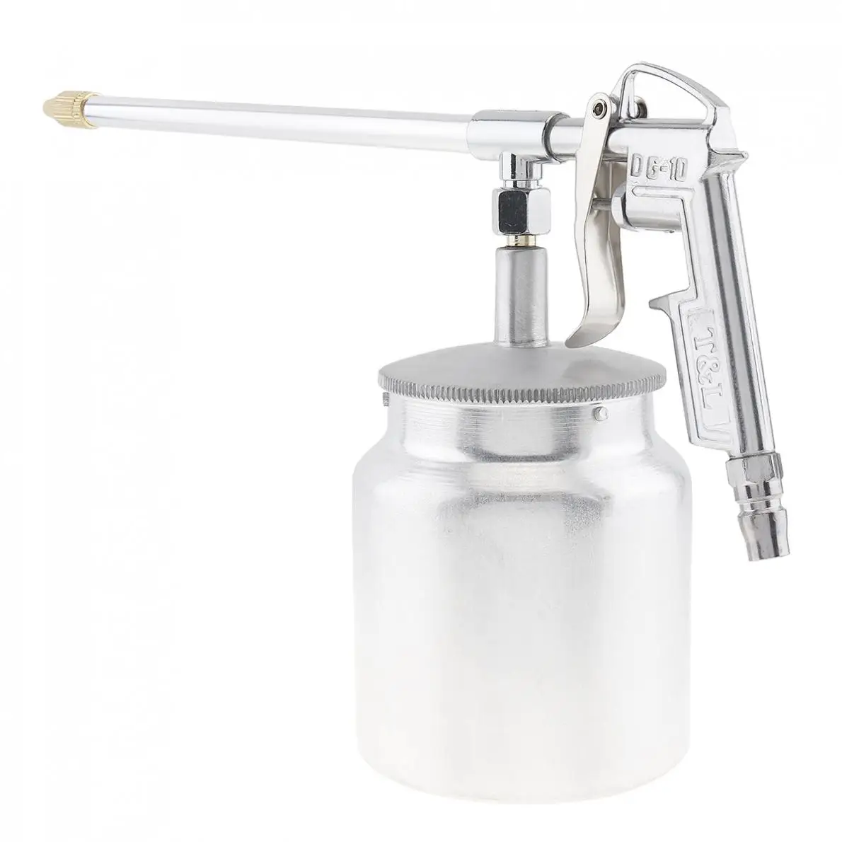 1-5pcs Easy operate Silver Pot Type Pneumatic Spray Gun with 6mm Nozzle and Aluminum Pot for Furniture Factory Facilities