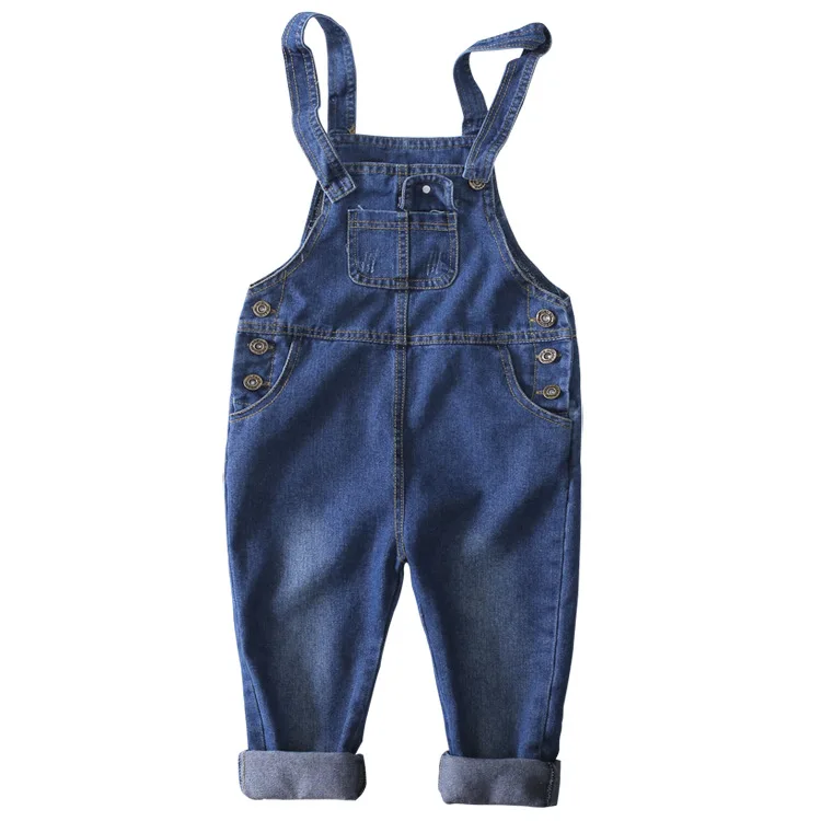 2017 Autumn Baby Boy Girl Jeans Jumpsuit High Quality Denim Overalls