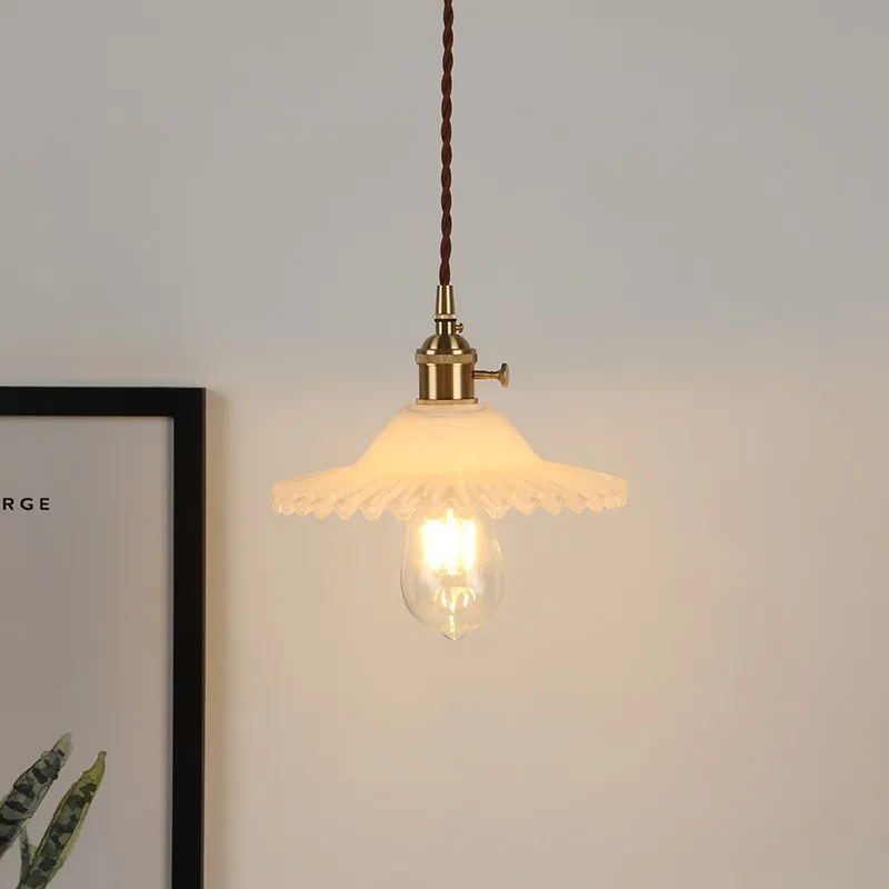 

Nordic Modern Chandelier Colorful Glass Led Pendant Lamp Kitchen Dining Room Hanglamp Minimalist Bedroom Luminaire Loft Deco