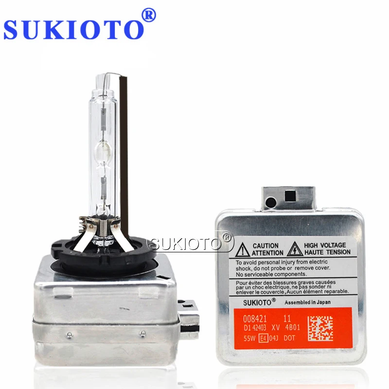 SUKIOTO ксеноновые фары для автомобиля D1S D3S Xenon HID Kit D1R D3R 4300K 8000K 35W электронный балласт