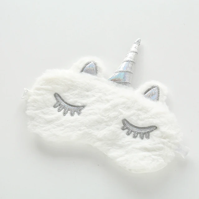 Plush Unicorn Eye Mask Cute Animal Unicorn Girls Toys Sleeping Mask
