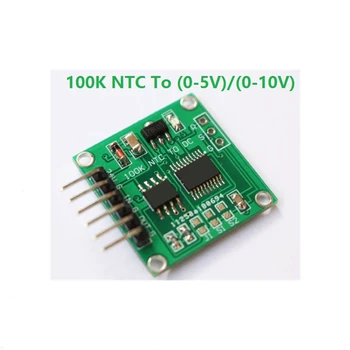 

NTC thermistor turn voltage 100K NTC turn 0-5V 0-10V linear conversion temperature transmitter module