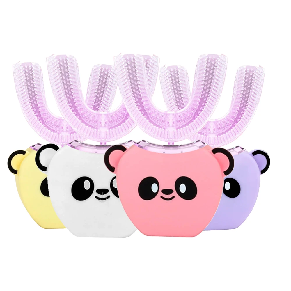 

Smart U 360 Degrees Kids Sonic Electric Toothbrush Music Silicon Automatic Ultrasonic Teeth Tooth Brush Cartoon Pattern Children