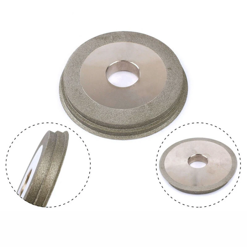 

1pcs 80mm Diamond Grinding Wheel 180 grit Electroplated jewelry Stone Polishing Abrasive Tool Diamond Grinding Wheel new