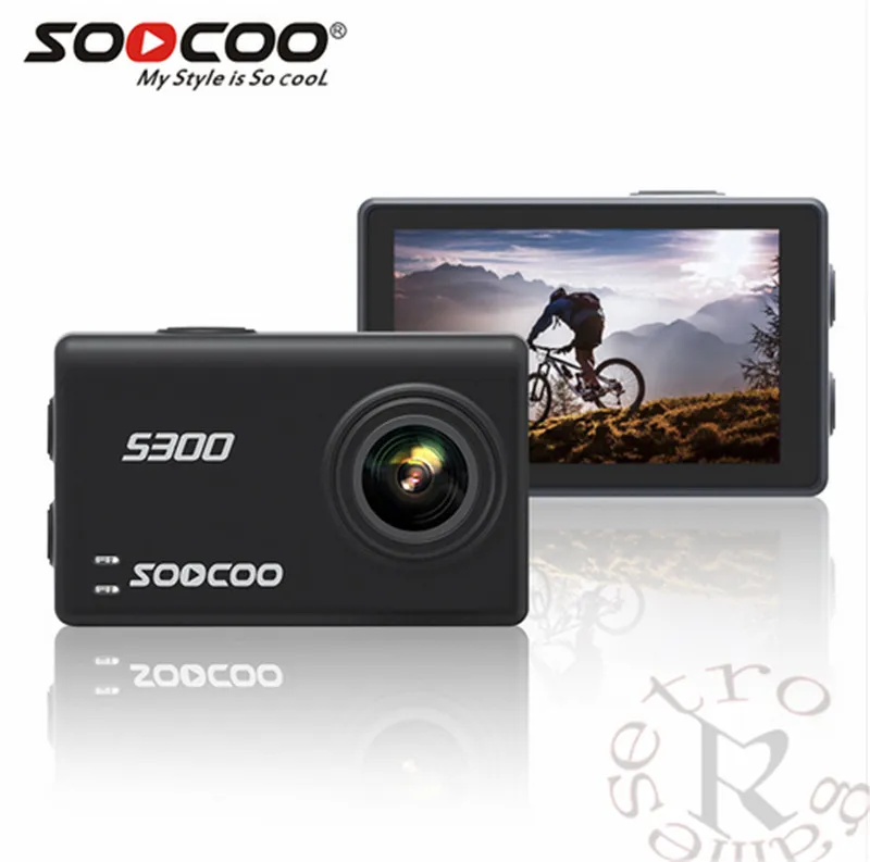 SOOCOO S200 Голосовое управление Wifi 4K Экшн-камера 2,45 сенсорный экран с гироскопом дистанционного управления, gps расширение включает gps микрофон