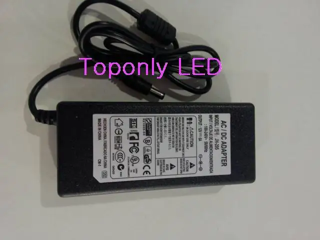 

2018 High Quality DC12v 6a 72w Christmas Light Transformer Led Power Adapter 100pcs/lot wholesale Fedex DHL EMS free shipping