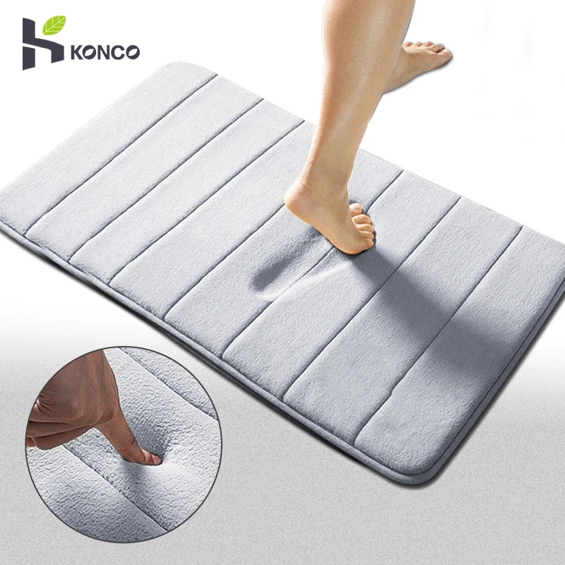 Коврик для ванной Konco 40*60 см коралловый флисовый коврик пенопластовый кухонный