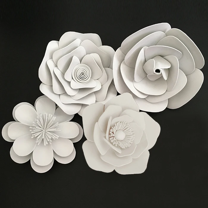 4pcs Giant Foam Flowers For Party Wedding Decor For Photo Booth