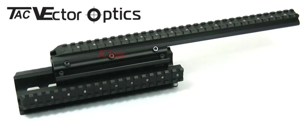 Бесплатная доставка Saiga 12 Тактические длинные поручни Quad Rail System с бесплатной