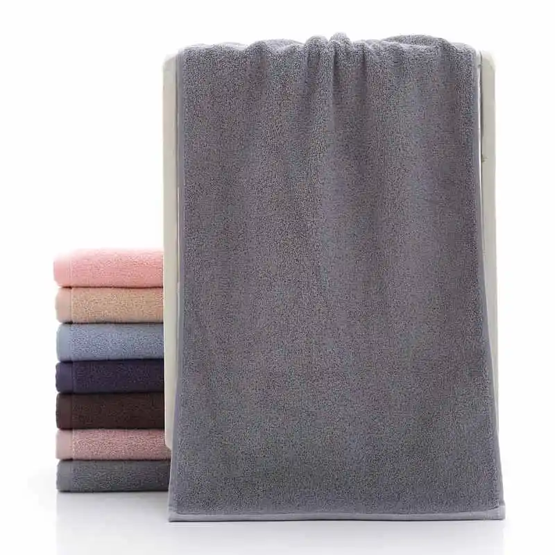Плотное хлопковое быстросохнущее мягкое полотенце для лица 73x34 см Подарочное полотенце для волос полотенце для лица - Цвет: 6