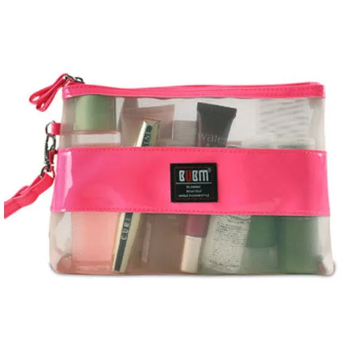 

lovely portalbe makeup cosmetic bag storage organizer travel bag women cosmetics toiletry with handle S /M /L