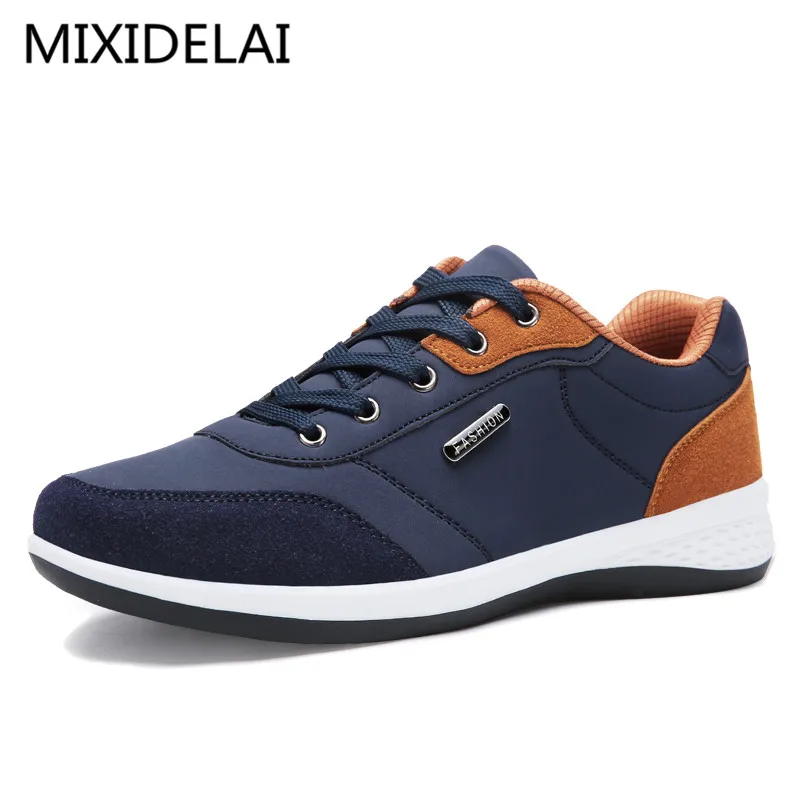 Men Casual Shoes 2019 Spring Autumn Lace Up British Style Breathable Mesh Suede Top Fashion Flat Patchwork Leather huismerk kopen in de aanbieding Men Casual Shoes 2019 Spring Autumn Lace Up British Style Breathable Mesh Suede Top Fashion Flat Patchwork Leather huismerk kopen in de aanbieding