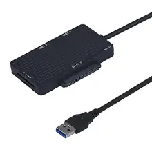 USB 3.0 To SATA 3.0 III 2 SD TF HUB Adapter Card Reader HDD SSD Hard Disk USB3.0 TO HUB card reader