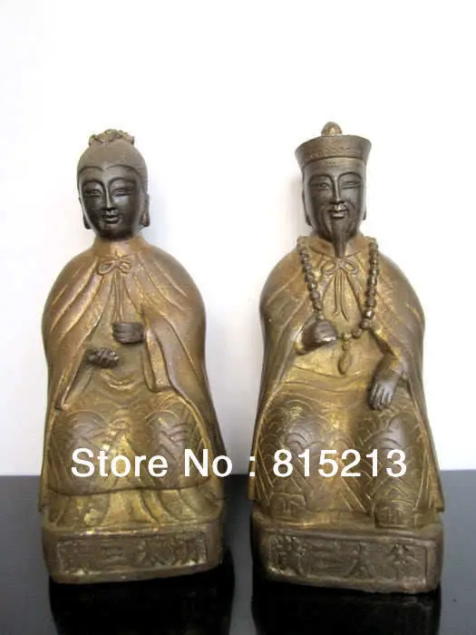 

bi00613 CHINA Fengshui the GOD of Protect the family Bronze statues