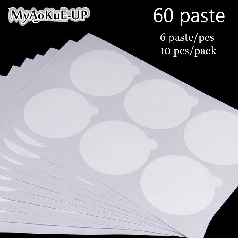 Eye Stickers 60/100 Paste sheets Eyelash Tools Glue Holder Pallet For Eyelash Extension Disposable Glue Paper Patches Sticker Eye Stickers 60/100 Paste sheets Eyelash Tools Glue Holder Pallet For Eyelash Extension Disposable Glue Paper Patches Sticker