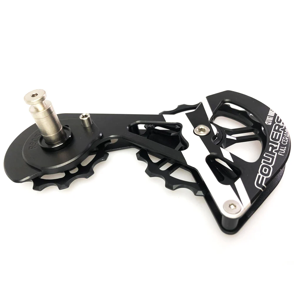 Fouriers Road Bike parte trasera de la jaula de cerámica polea Jockey rueda Drivetrain Oversize 12 T 16 T para RD 8050 bicicleta partes Fouriers Road Bike parte trasera de la jaula de cerámica polea Jockey rueda Drivetrain Oversize 12 T 16 T para RD 8050 bicicleta partes