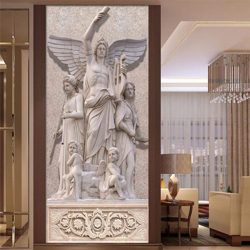 papel de parede 3D Custom photo wallpaper European classic design art living room TV background mural 3d wall murals wall paper