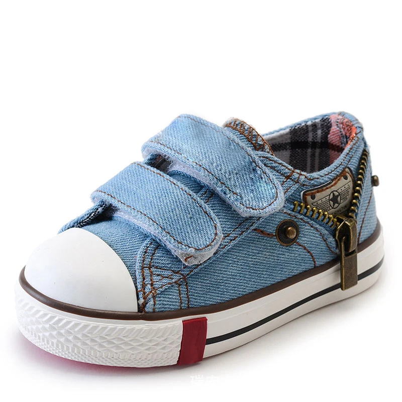 

Jeans Low-top Children Shoes Spring Autumn Denim Kids Sneakers for Girls Boys Breathable Baby Sport Shoes Canvas ShoesCSH248