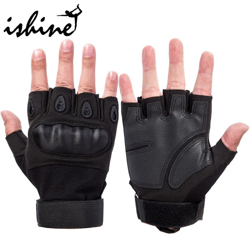 Fingerless Gloves Men Outdoor Sports durable mittens Half Finger Army