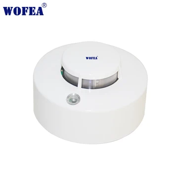 

Wofea Photoelectric Smoke Detector Sensor Wired Smoke alarm fire alarm 12V alarm with buzzer and relay output NO/NC