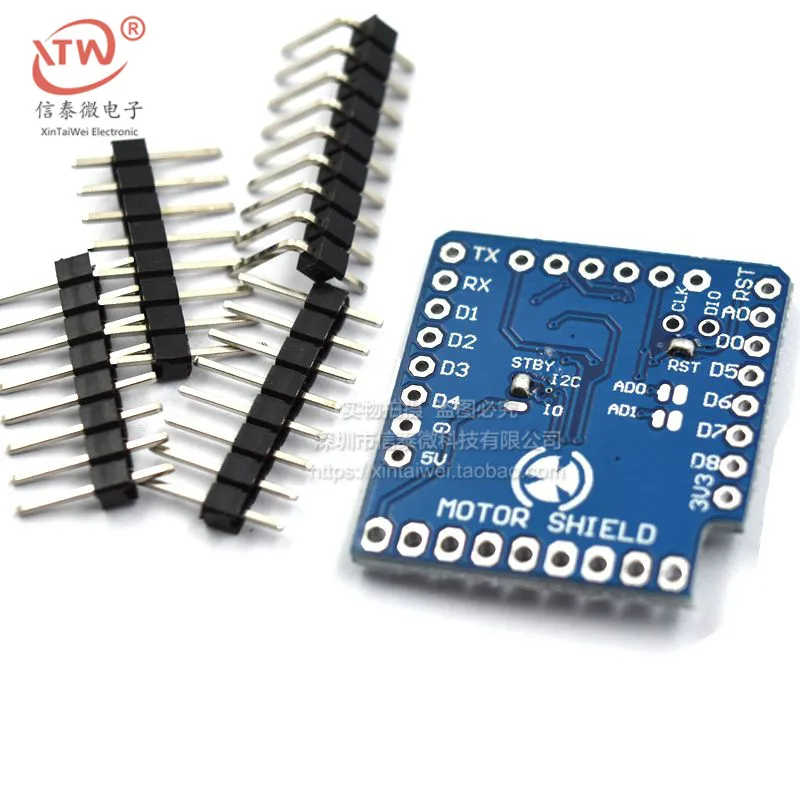 

1Set Motor Shield For WeMos D1 Mini TB6612FNG Wemos I2C Dual Motor Driver Shield Driving Module With Serial Pot