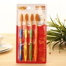 4 шт./партия профессиональная двойная мягкая бамбуковая зубная щетка es чистка зубов оральный уголь щетка для выпрямления волос зубная щетка для взрослых