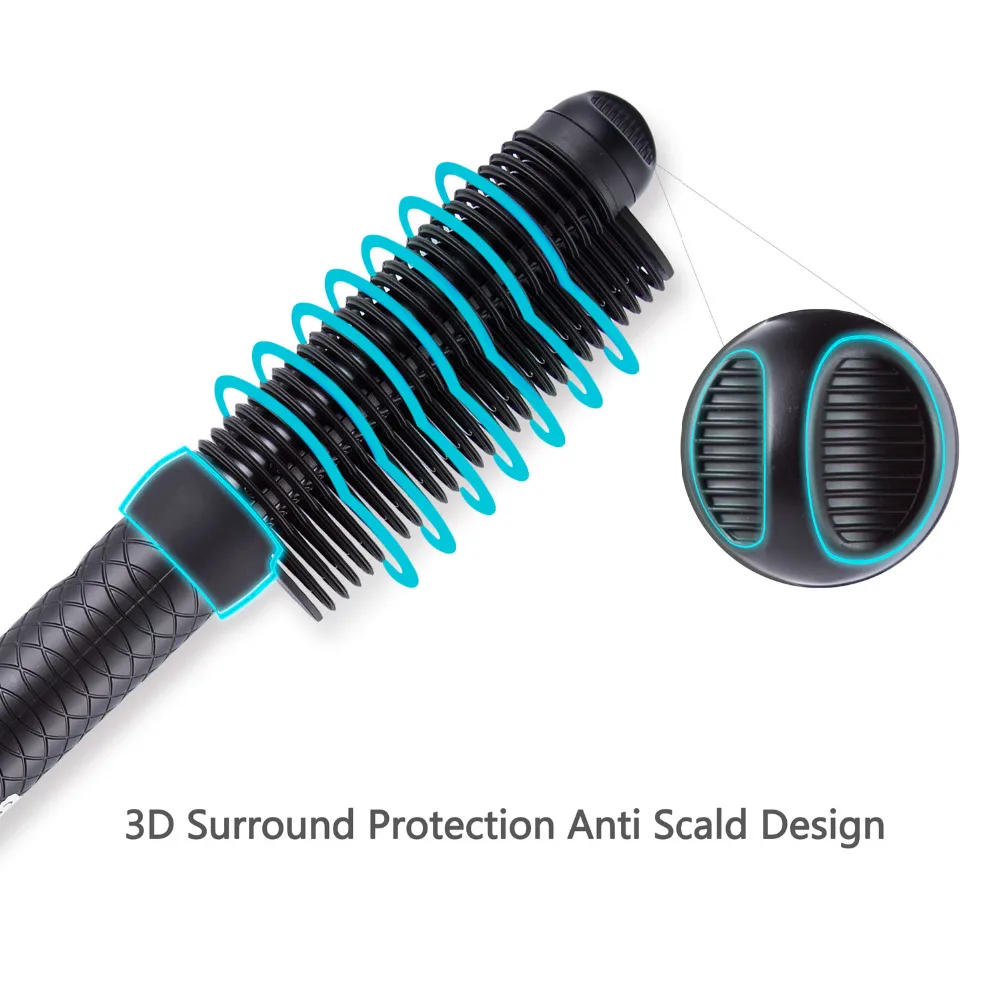 Madami 110-220V Ions Comb Ionic Steam Iron Hair Straightener Straightening Iron Brush Perfect Styler LED Display Long Teeth Tool (4)