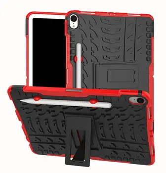 

Smart Hybrid Rugged Hard Rubber PC Stand Case For iPad Pro 11" 2018 Cover Capa Fundas Coque Case For iPad Pro 11 inch 2018 +pen