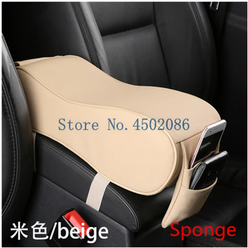 Автомобильная передняя отделка подлокотник накладки на коробку memory foam booster pad для Kia SportageR автостайлинг - Цвет: sponge D