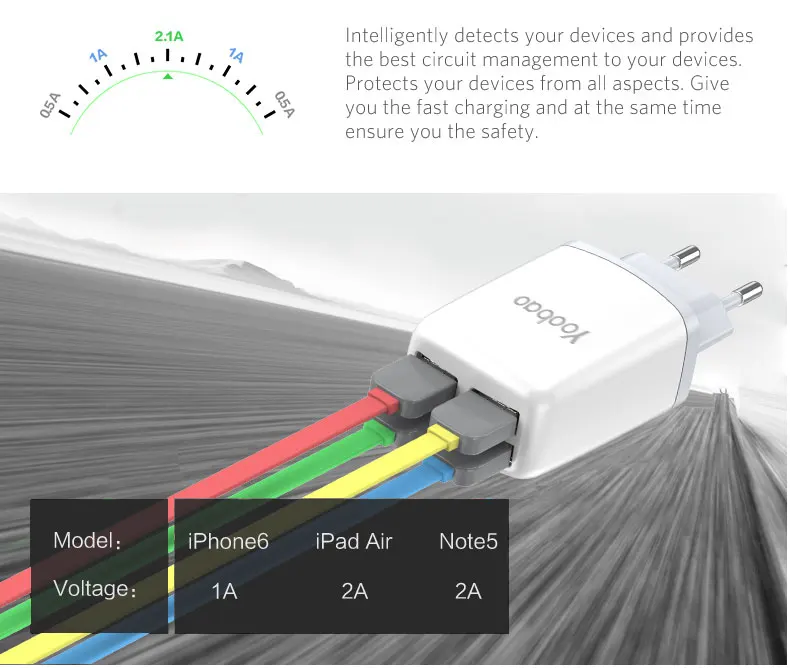 Yoobao 703 4 порта USB зарядное устройство адаптер 3.4A зарядное устройство для путешествий многопортовый концентратор зарядное устройство для мобильного телефона для IPhone samsung Xiaomi redmi