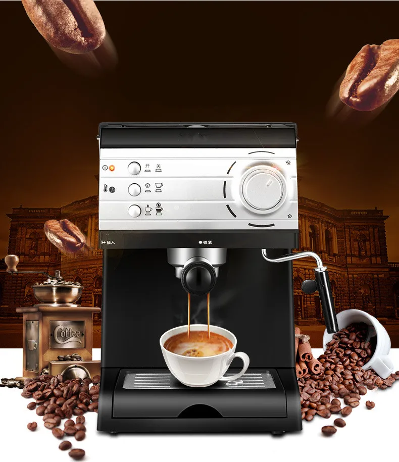 

Household and commercial espresso machine semi-automatic steam milk foam instant solution